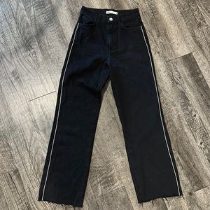 Zara Sparkly High Rise Jeans